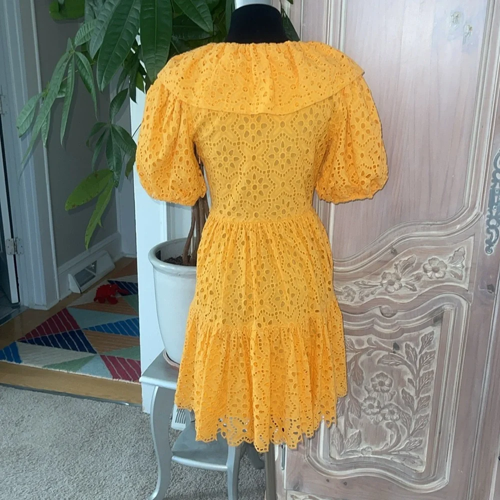 SAYLOR ZERINA MINI DRESS IN SUNFLOWER - Picture 4 of 9